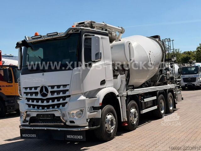 Tovornjak s črpalko za beton MERCEDES-BENZ Arocs 4143 8X4 CIFA MK32L + 9m³ Pumi 770h!