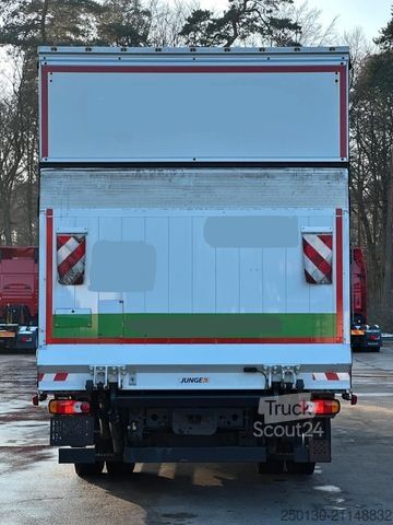 Plattewagen met zeil RENAULT D280 4x2 BL Plane&Spriegel / Palfinger LBW / ACC