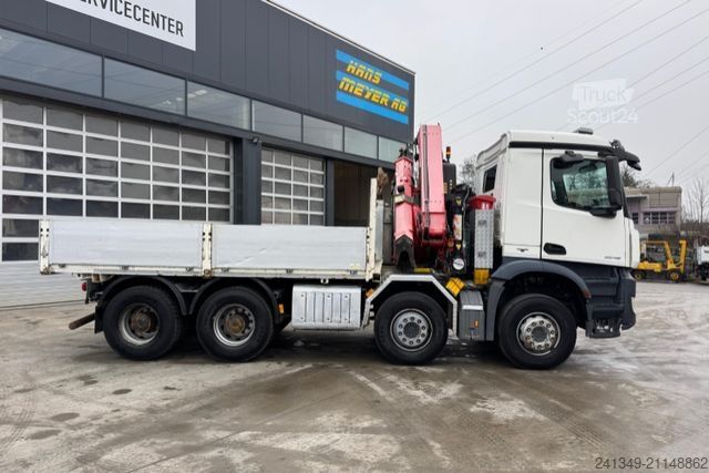 Grue montée sur camion MERCEDES-BENZ Arocs 3248 8x4 Fassi 235-4 SWS & Thermokipper