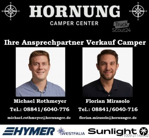 Obytné vozidlo WESTFALIA Columbus 540 D Campovolo ohne Aufstelldach SOLAR