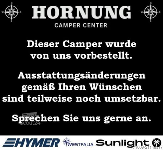 Obytné vozidlo WESTFALIA Columbus 540 D SCHWARZ SOLAR ohne Aufstelldach