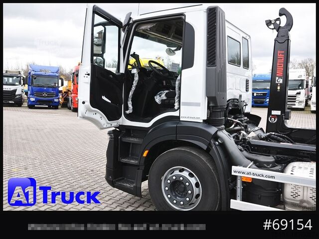 Āķa konteineru automašīna IVECO X-Way AD280X42, HIAB Multilift, Garantie