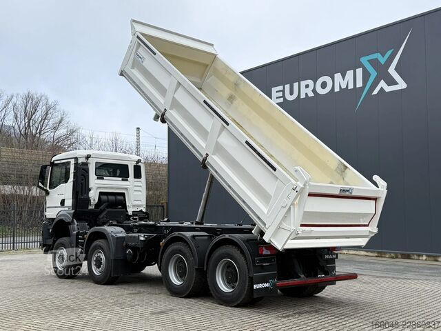 3 taraflı damper MAN TGS 35.480 MAN TGS 35.480 8x8 3-Seiten-Kipper E...