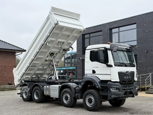 3 taraflı damper MAN TGS 35.480 MAN TGS 35.480 8x8 3-Seiten-Kipper E...