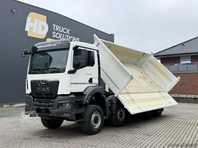 3 taraflı damper MAN TGS 35.480 MAN TGS 35.480 8x8 3-Seiten-Kipper E...