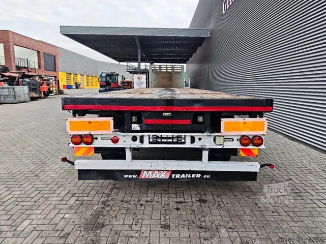 Plattformanhänger Faymonville F-S43-1AAF 7.3 Meter Extandable Powersteering!