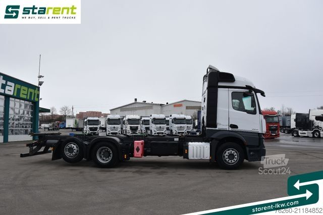 Výměnná nástavba nákladní vůz MERCEDES-BENZ Actros 2645L Retarder Mirror Cam NAVI Liftachse