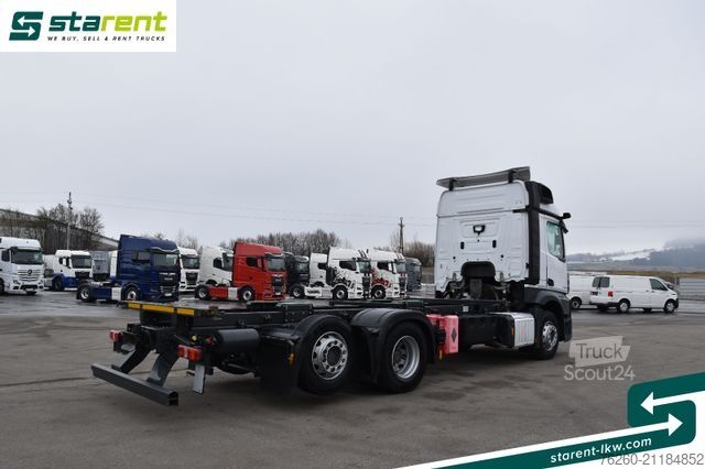 Výměnná nástavba nákladní vůz MERCEDES-BENZ Actros 2645L Retarder Mirror Cam NAVI Liftachse