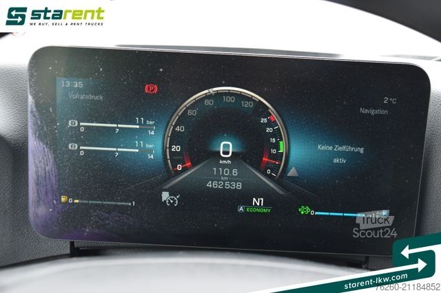 Výměnná nástavba nákladní vůz MERCEDES-BENZ Actros 2645L Retarder Mirror Cam NAVI Liftachse