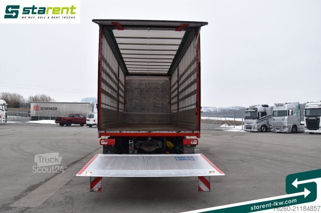 Autocarro con pianale e telone DAF XF 480 6x2 Planenaufbau LBW 1500Kg Standklima