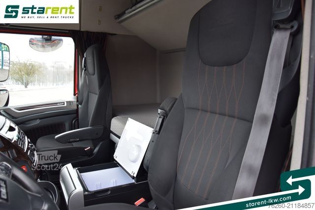 Autocarro con pianale e telone DAF XF 480 6x2 Planenaufbau LBW 1500Kg Standklima