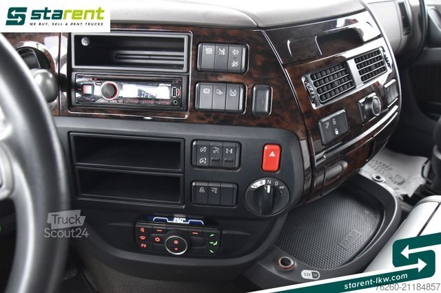 Autocarro con pianale e telone DAF XF 480 6x2 Planenaufbau LBW 1500Kg Standklima