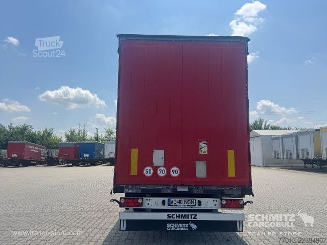 Отворено полуремарке с брезент Schmitz Cargobull Curtainsider Mega