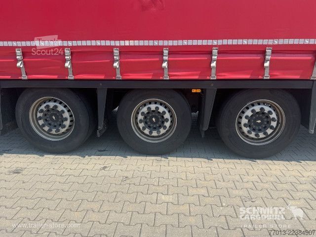 Отворено полуремарке с брезент Schmitz Cargobull Curtainsider Mega