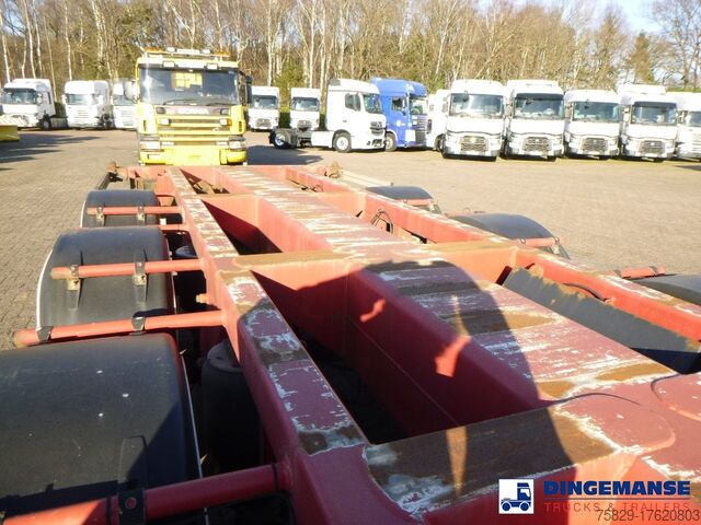 Přeprava kontejnerů D-TEC 4-axle container combi trailer (3 + 1 axles) 20...