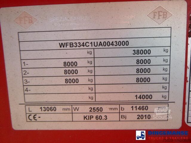 Silo Feldbinder Powder tank alu 60 m3 (tipping)