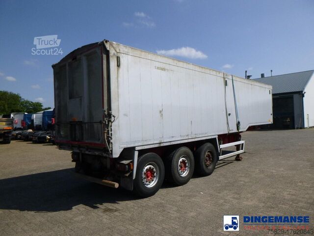 Teherautó Wilcox Tipper trailer alu 55 m3 + tarpaulin
