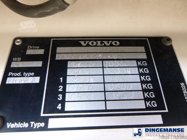 Šasija s kabino Volvo FM16 600 6x4 Euro 5 chassis + Retarder
