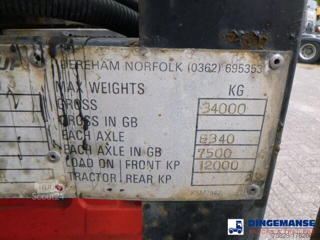 Tank Crane Fruehauf Bitumen tank inox 28 m3 / 1 comp