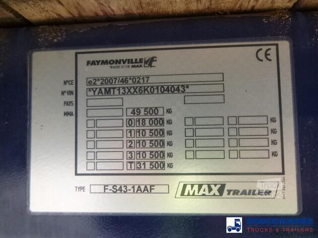 Cargador bajo Faymonville 3-axle semi-lowbed trailer 50T + ramps