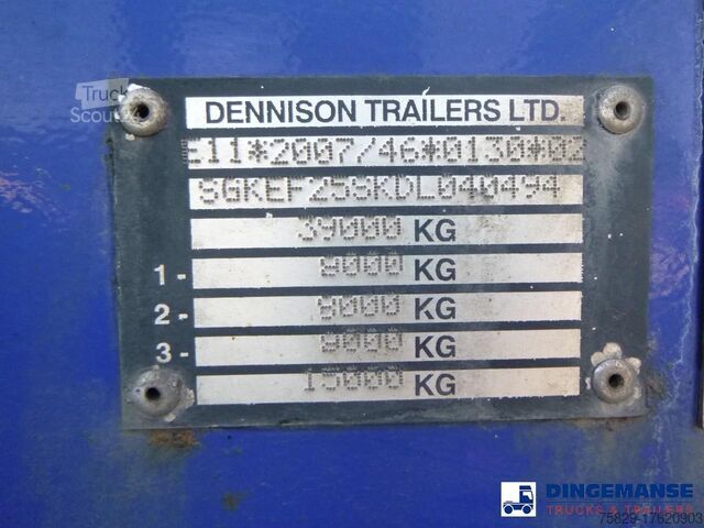 Transporte de contenedores Dennison Stack - 3 x container trailer 20-30-40-45 ft