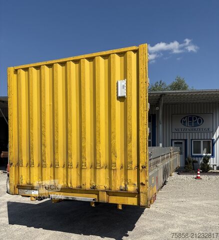 Değiştirilebilir gövde açık Krone Baustoff Wechselbrücke 7,45m Türen