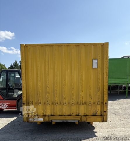 Değiştirilebilir gövde açık Krone Baustoff Wechselbrücke 7,45m Türen