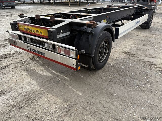 Değiştirilebilir şasili römork Krone Lafette Breitreifen 445 + langer Hub
