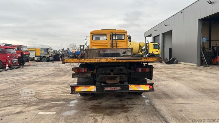 Atrelado da plataforma MAN 12.192 (MANUAL PUMP / 4X4 / POMPE MANUELLE / GR...