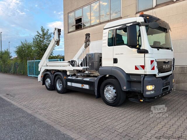 Pašizgāzējs kravas automobilis MAN TGS 26.400 6x2*MEILLER ABSETZKIPPER*KIPPMULDEN*