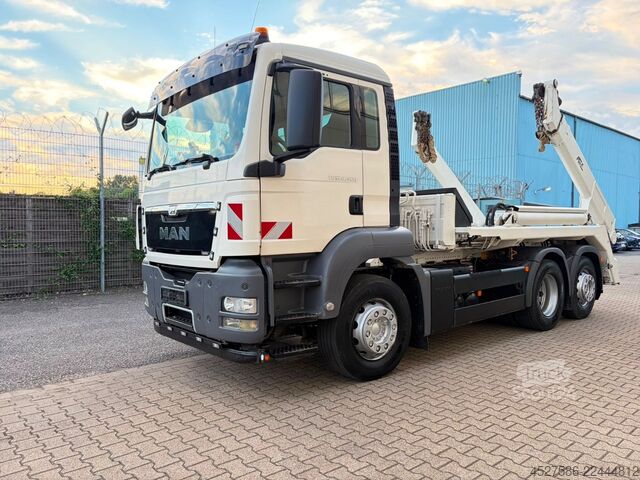 Pašizgāzējs kravas automobilis MAN TGS 26.400 6x2*MEILLER ABSETZKIPPER*KIPPMULDEN*