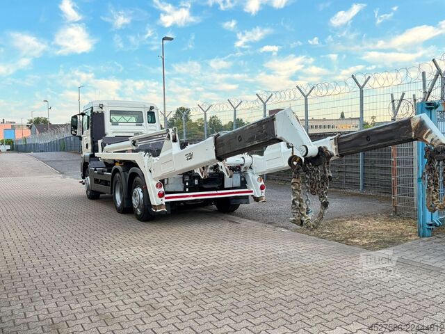 Pašizgāzējs kravas automobilis MAN TGS 26.400 6x2*MEILLER ABSETZKIPPER*KIPPMULDEN*