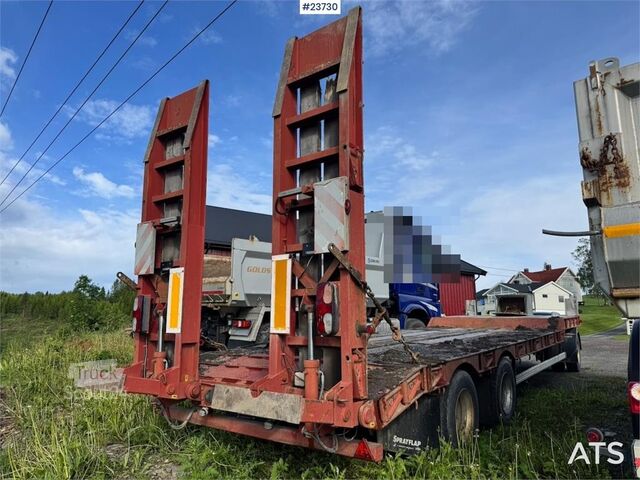 Carregador baixo NC Machinery Trailer with Hydraulic Ramps