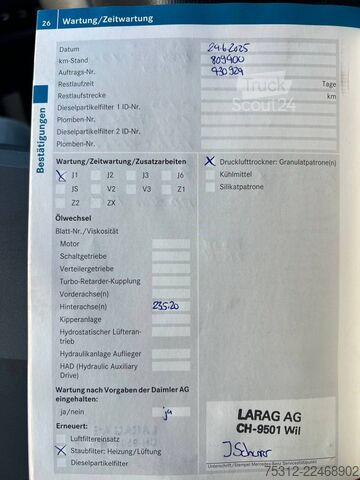 Camião de caixa fechada Mercedes-Benz Actros 1843  E6 LBW Retarder Scheckheft 2,75m AHK
