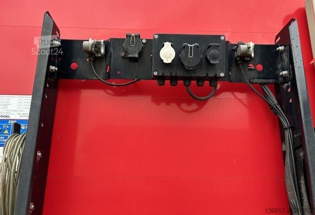 Auflieger mit Pritsche & Plane KÖGEL SN24 Standard Tautliner Plane Edscha Liftachse