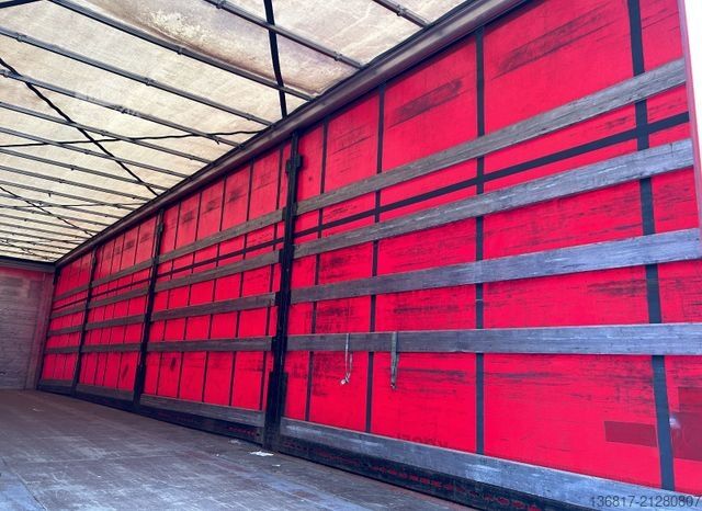 Auflieger mit Pritsche & Plane KÖGEL SN24 Standard Tautliner Plane Edscha Liftachse