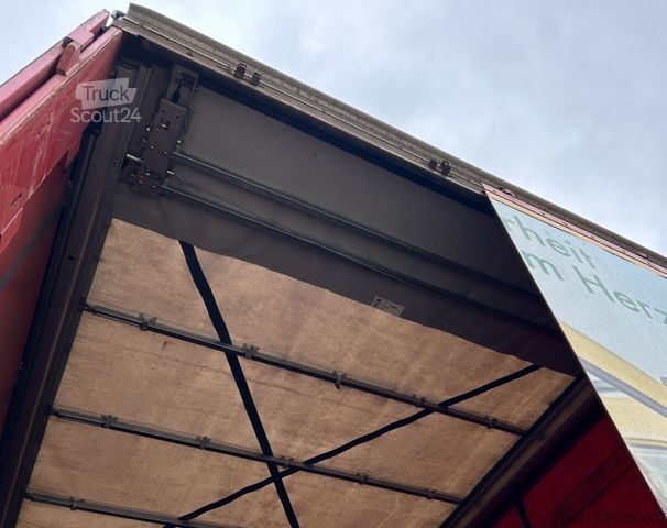 Auflieger mit Pritsche & Plane KÖGEL SN24 Standard Tautliner Plane Edscha Liftachse