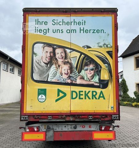 Auflieger mit Pritsche & Plane KÖGEL SN24 Standard Tautliner Plane Edscha Liftachse