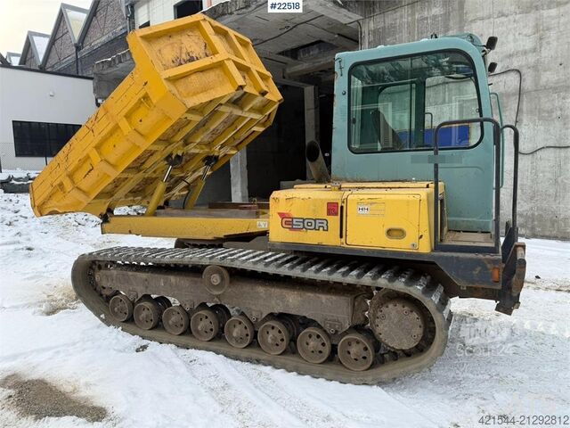 Dumper Yanmar C50R-3C tracked dumper with low hours and an extra