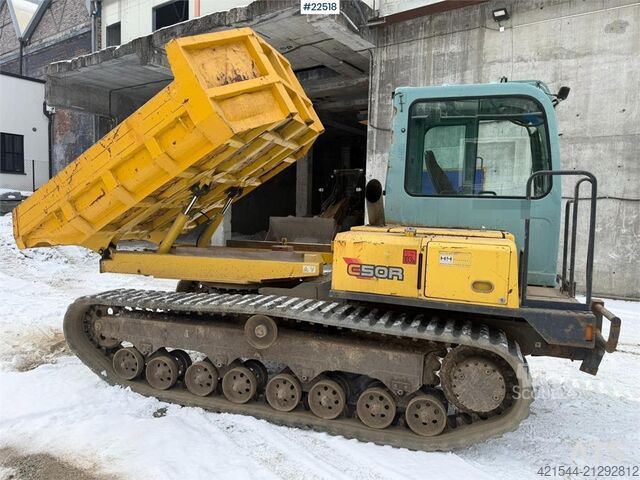 Dumper Yanmar C50R-3C tracked dumper with low hours and an extra