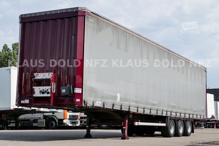 Open oplegger met zeil KRONE SD Pritsche Plane XL MegaLiner Edscha Bordwände
