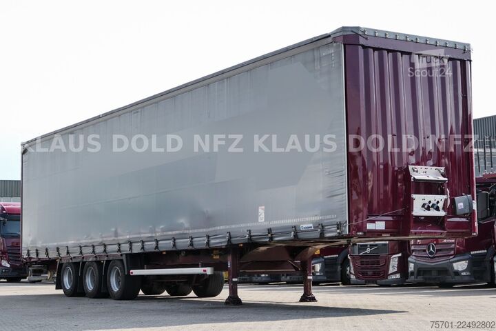 Open oplegger met zeil KRONE SD Pritsche Plane XL MegaLiner Edscha Bordwände