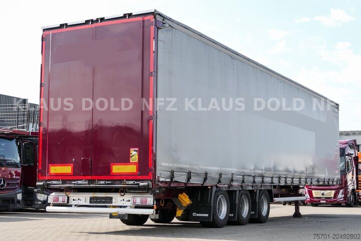 Open oplegger met zeil KRONE SD Pritsche Plane XL MegaLiner Edscha Bordwände