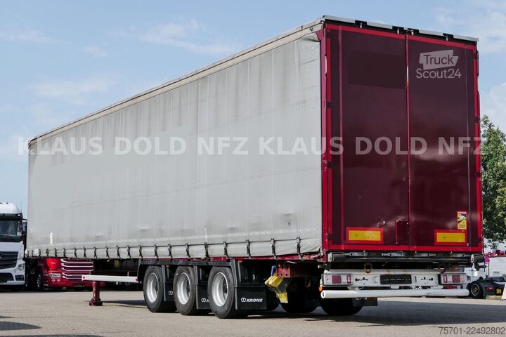 Open oplegger met zeil KRONE SD Pritsche Plane XL MegaLiner Edscha Bordwände