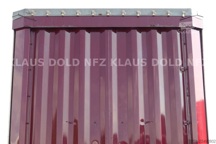 Open oplegger met zeil KRONE SD Pritsche Plane XL MegaLiner Edscha Bordwände