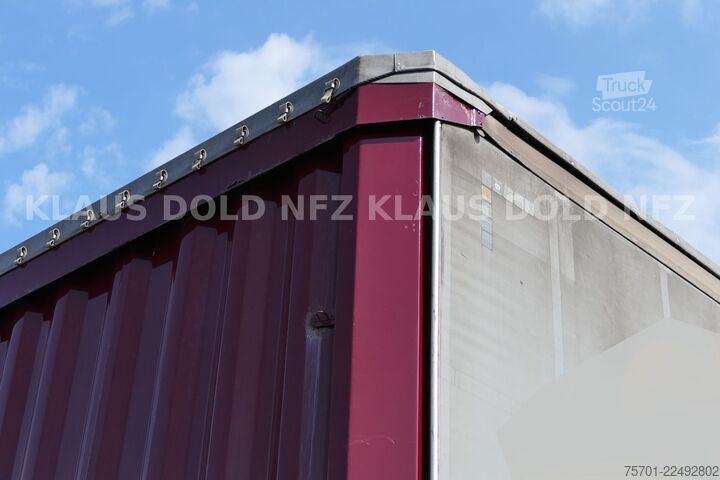 Open oplegger met zeil KRONE SD Pritsche Plane XL MegaLiner Edscha Bordwände