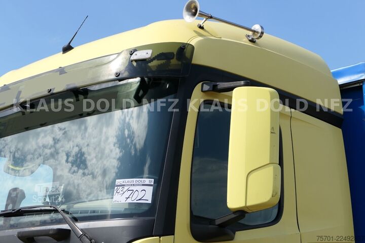 Platformas kravas automašīna ar tentu MERCEDES-BENZ Actros 2542 Pritsche Plane Kamera LBW EU6