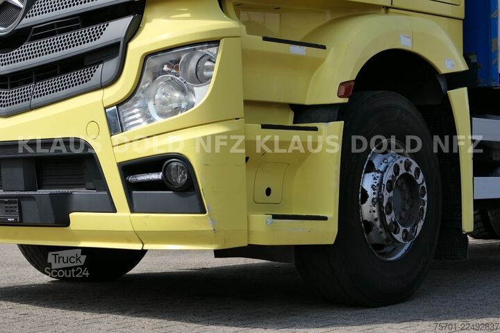 Platformas kravas automašīna ar tentu MERCEDES-BENZ Actros 2542 Pritsche Plane Kamera LBW EU6