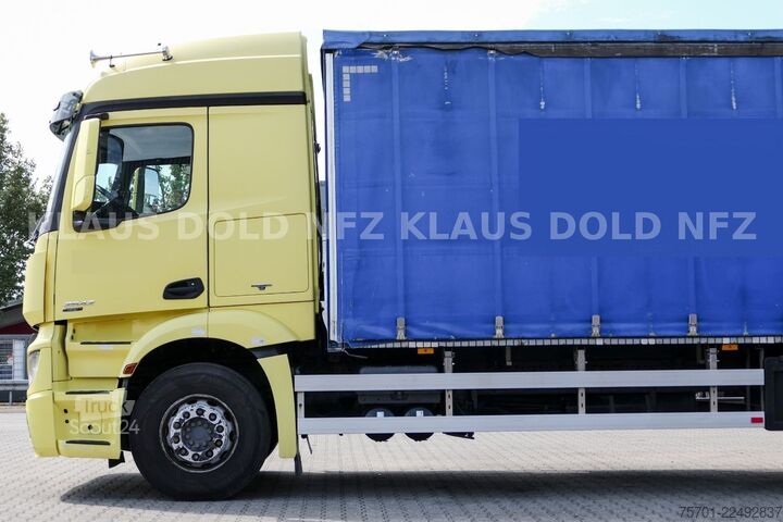 Platformas kravas automašīna ar tentu MERCEDES-BENZ Actros 2542 Pritsche Plane Kamera LBW EU6