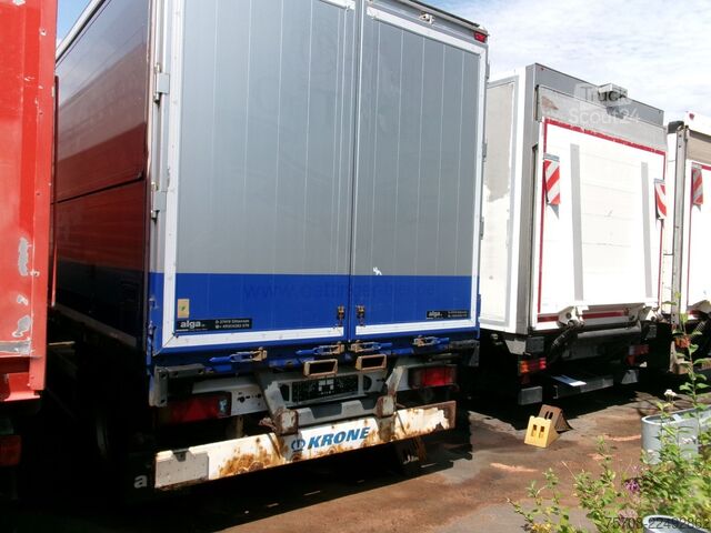 Remolque caja KRONE 2 Achs Schwenkwand*7,3 m*Staplerhalter*BPW*Luft